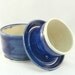 Cobalt Large Cobalt Blue Ceramic French Butter Dish Ready to Ship - Butter Keeper or Crock - for the home chef -