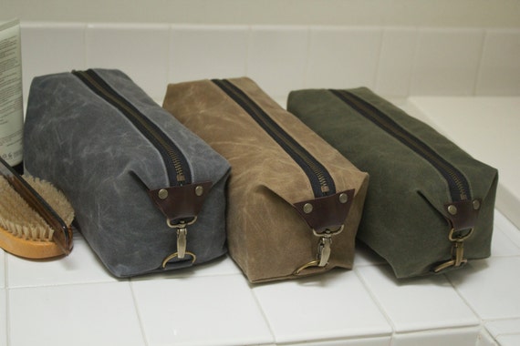 dopp canvas waxed kit Travel for Men's Kit, Bag, Men's Toiletry Gift Men, Dopp Personalized