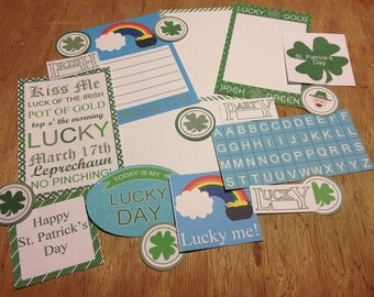CollectionZ - Luck o the Irish (St. Patricks Day) Project Life - Digital Print and Cut, PDF, PNG, JPG