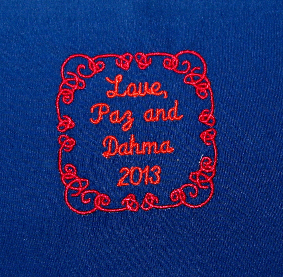 Personalized Custom Embroidered Label. For Quilts by MLOriginals