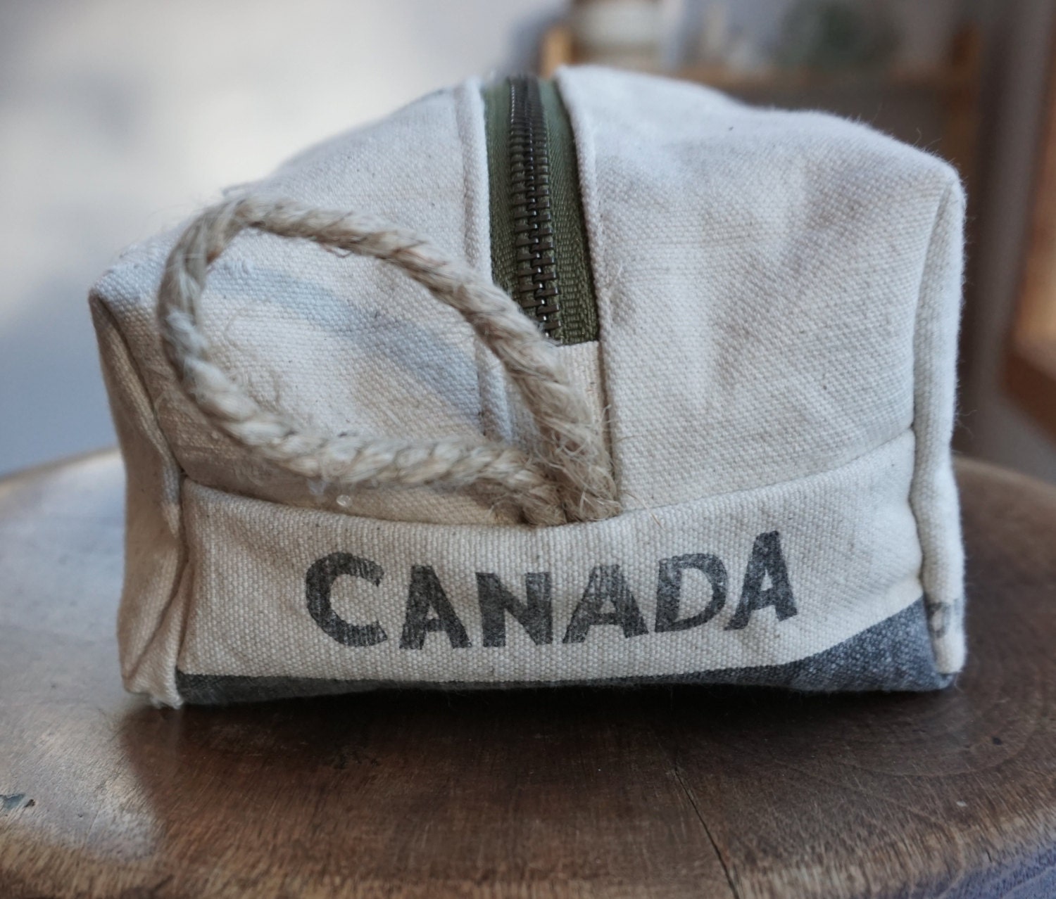 vintage Canadian mint money bags Toiletry bags