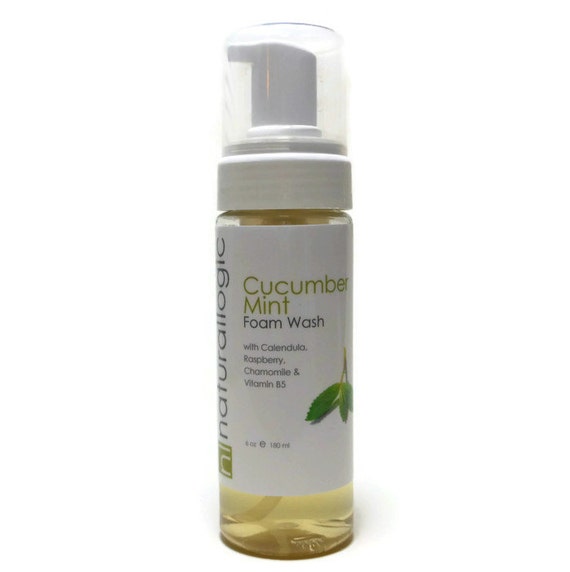 Cucumber Mint Face Wash. Cooling Tingling. Facial by Naturallogic