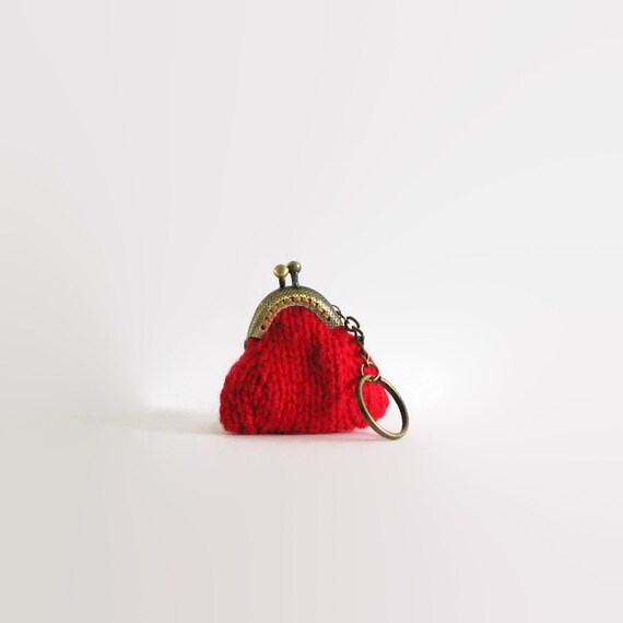 red tiny purse