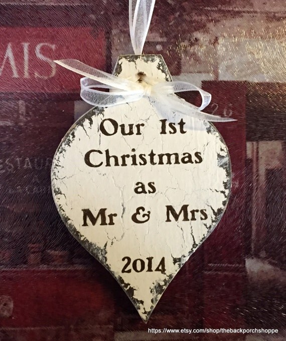 christmas ornament mr and mrs ornament 2015 our first christmas ornament mr and mrs ornament 2015 our first