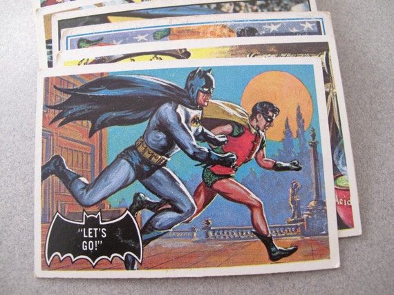 1960's batman trading cards