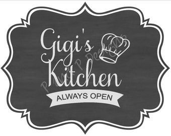 Free Free 195 Gigi&#039;s Kitchen Svg SVG PNG EPS DXF File
