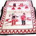 Vintage Linen Kitchen Tea Towel Native American Indians