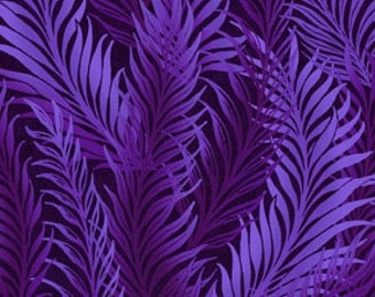 Feather Purple Dreamweaver Blender Jason Yenter Fabric 1 yard