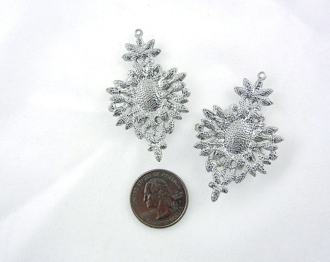 Pair of Crystal Drop Charms