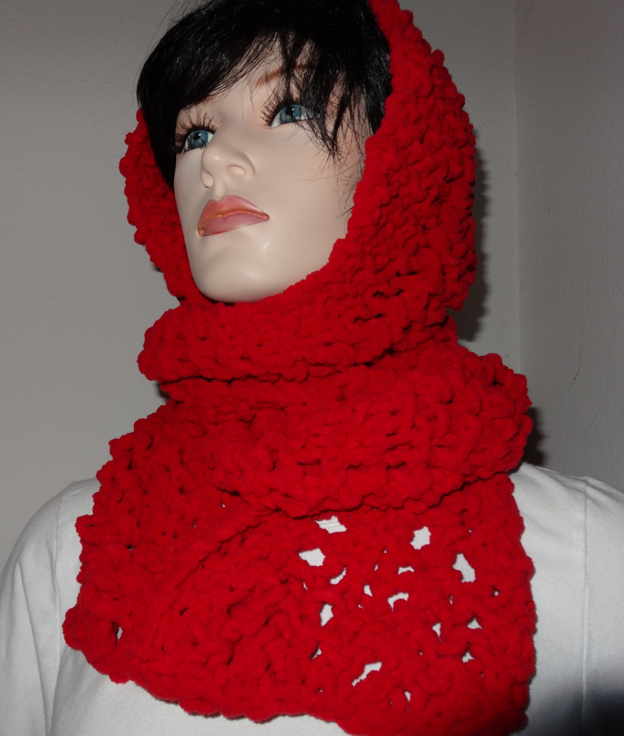scarf Pendant red hooded Lights Chandeliers &