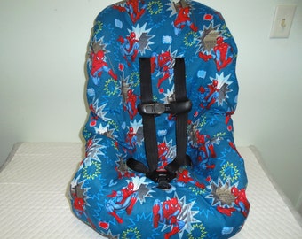 Spiderman toddler car seat cover