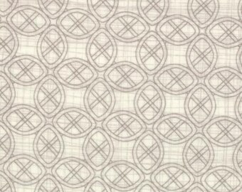 Christmas Fabric Winters Lane Tiles in Snow by Kate & Birdie 1/2 Yard