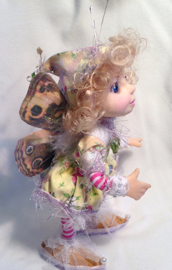 Fairy fairies doll posable little doll by Dinglebee on Etsy