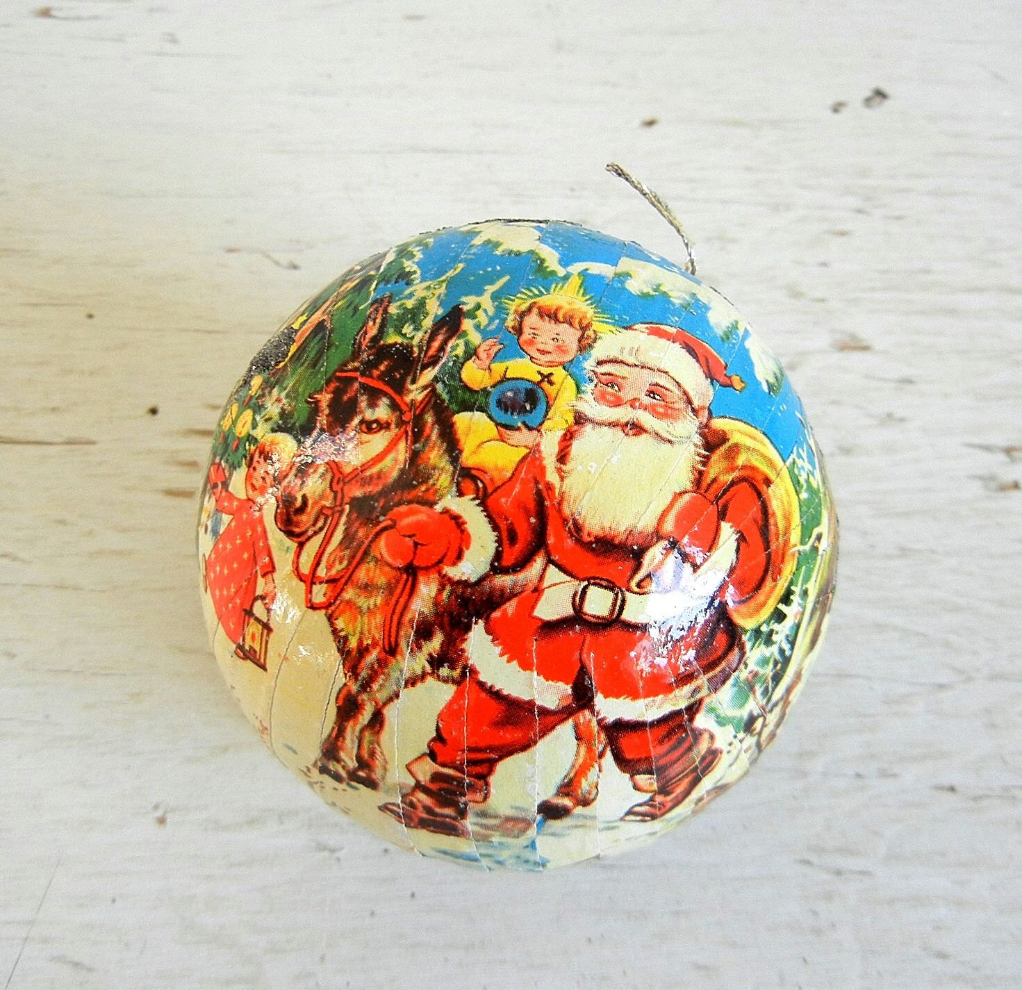 christmas ornament german paper mache candy container west christmas ornament german paper mache candy container west