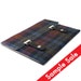 iPad / iPad Air case -purple, blue and green vintage plaid