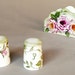 Pink Rose Salt and Pepper and Napkin Set