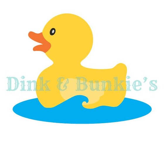 Rubber Duckie SVG DXF Die Cutter Template