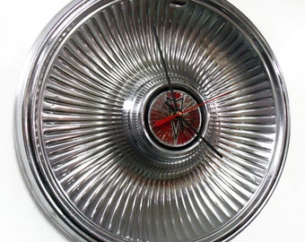 Pontiac Wall Clock - 1978 - 1979 Pontiac LeMans Phoenix Hubcap Clock