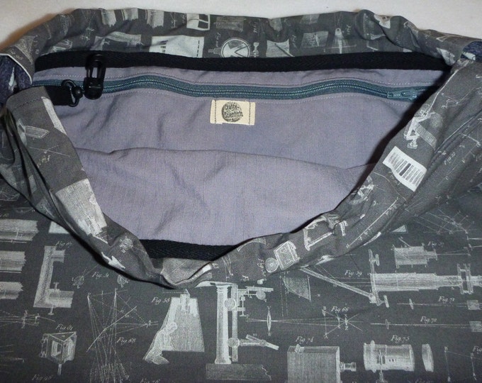 vintage custom physics and optics 1857 instruments Backpack/tote OR tote/purse Custom Print