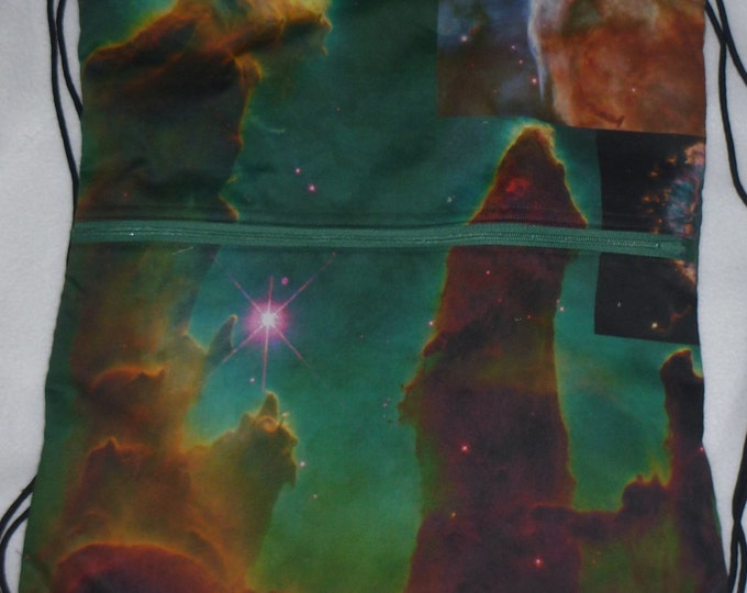 Space Nebulas: Backpack/tote Custom Print made to order