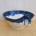 Serving bowl hand thrown in stoneware ceramic pottery