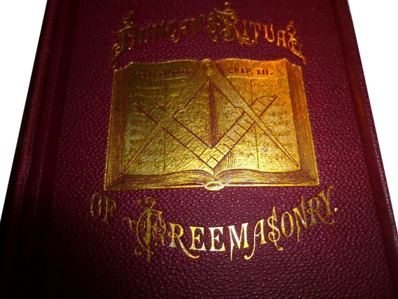 On Hold Duncan S Ritual Of Freemasonry Antique Copy By