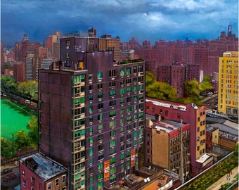 Chelsea, NYC, New York Painting - 15x12in Giclee Print