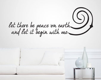 Popular items for let there be peace on Etsy