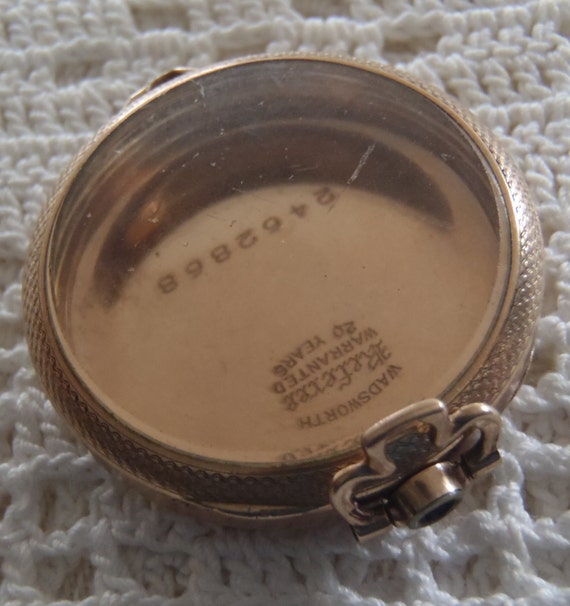 Vintage Pocket Watch Case Wadsworth Referee 20 Year