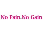 No Pain No Gain - Wall Decal - Vinyl Wall Decals, Wall Stickers, Inspirational Decal, Workout Room Decor, Gym Decal