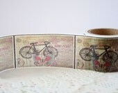 Vintage Washi Tape - Paper Decor - Scrapbooking - 1 Roll - 5 mt - Ready to Ship