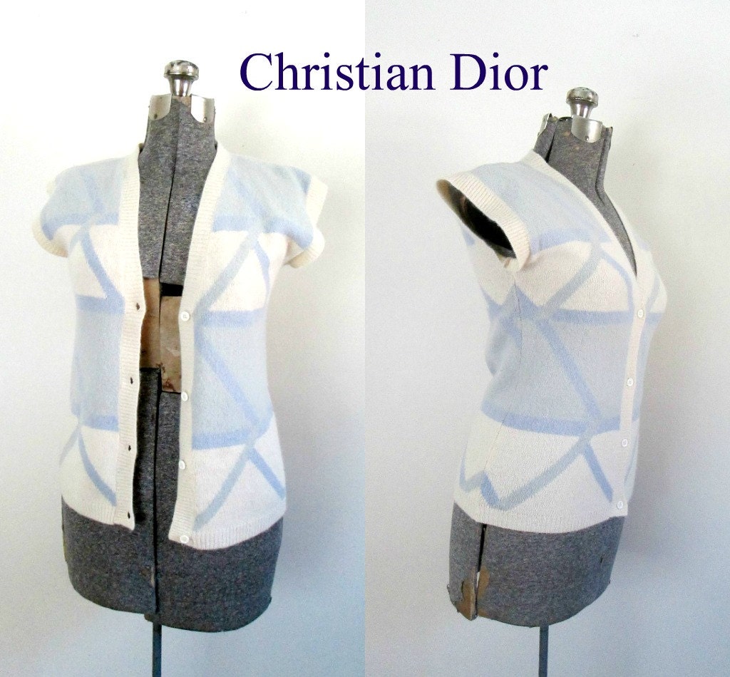 christian dior sweater vest
