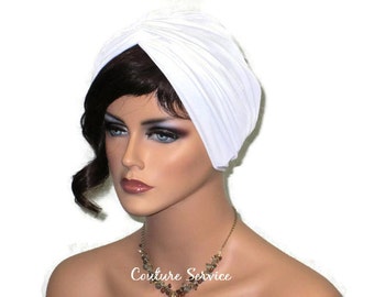 Ivory Turban, Women's Ivory Turban , Ivory Fashion Turban, Lined Ivory Turban , Ivory Twist Turban, Ivory Turban Hat, White Knit Turban