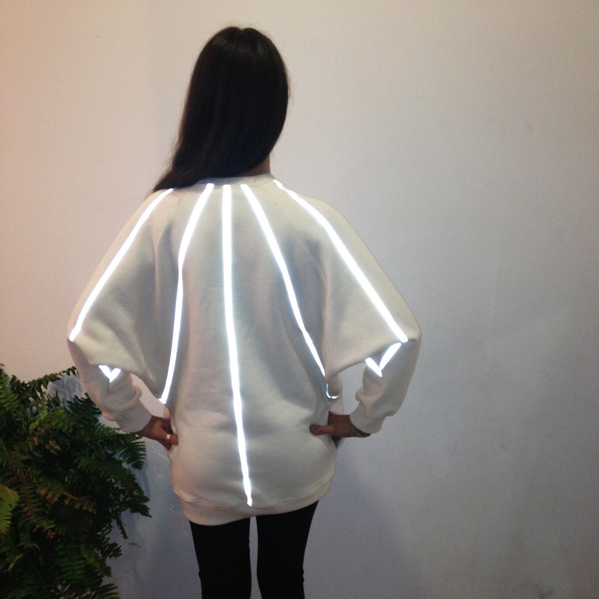 reflective sweatshirt