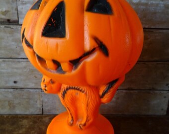 Vintage Halloween Empire Pumpkin Blow Mold