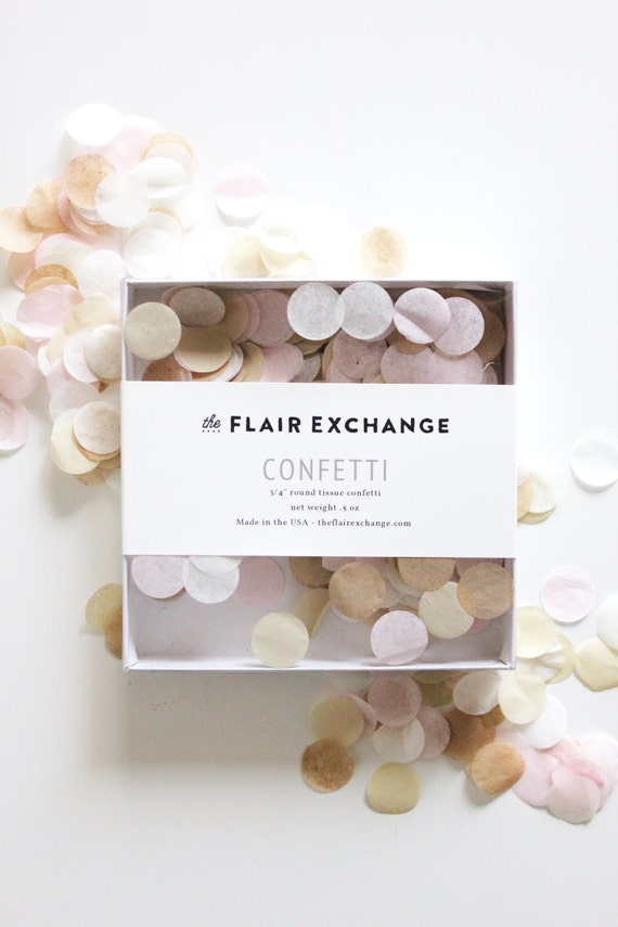 Hand-Cut Confetti - Blushing Il_570xn