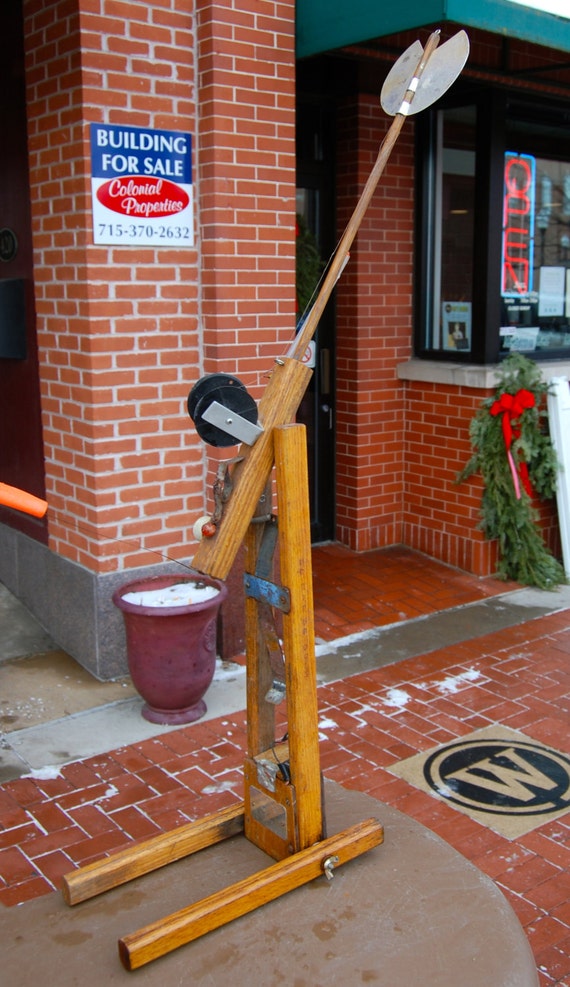 Vintage ice fishing tipup. Alexander Calder of the by hazelhome