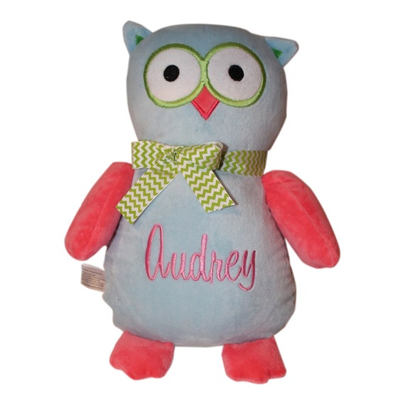 personalized stuffed owl