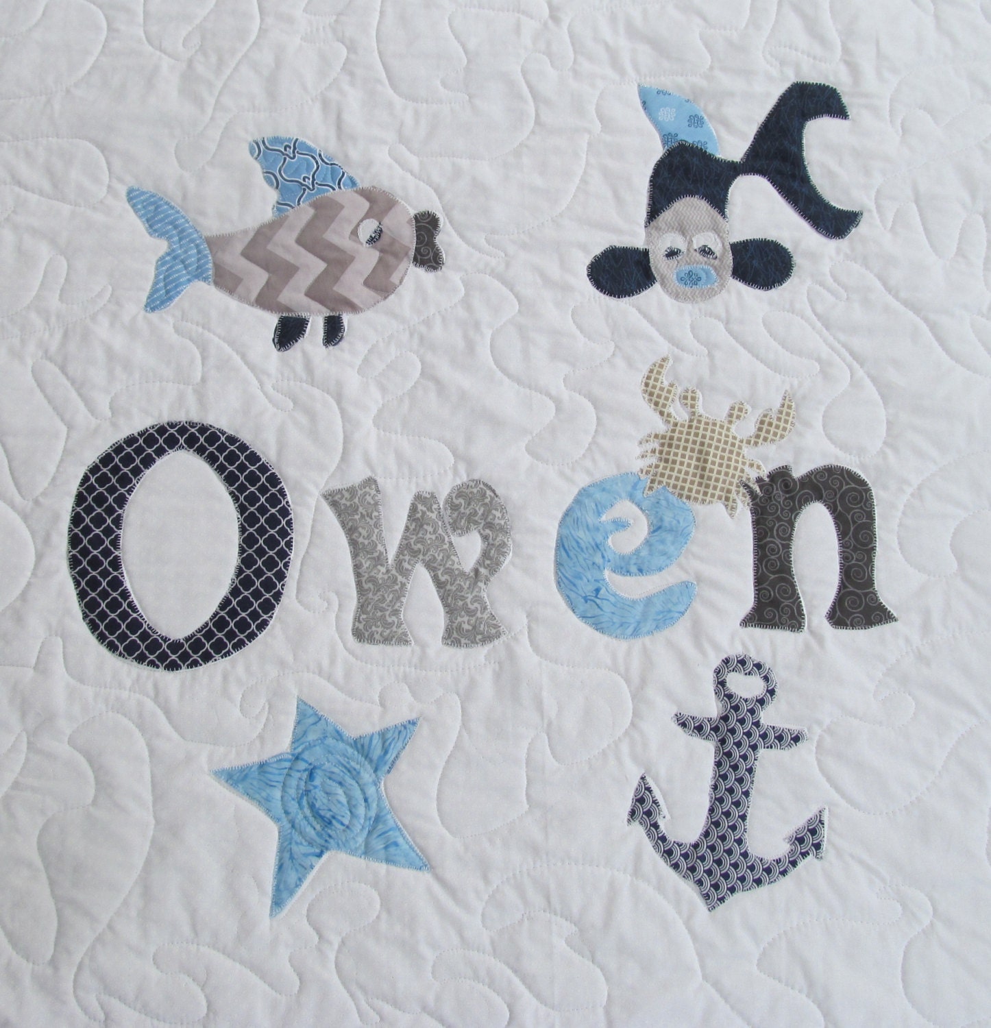 Personalized Baby Bedding Baby Quilt Toddler Bedding Crib