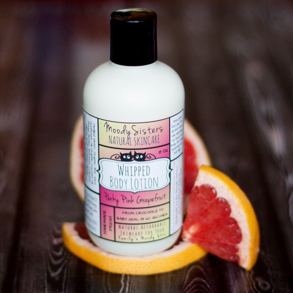 Pink Grapefruit Organic Body Lotion All Natural by moodysisters