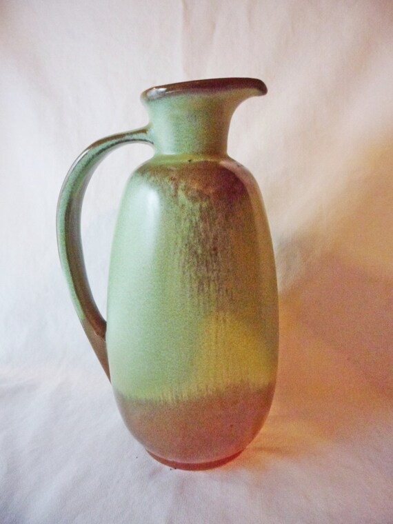 Vintage Frankoma Pottery Syrup Pitcher 835 Prarie Green