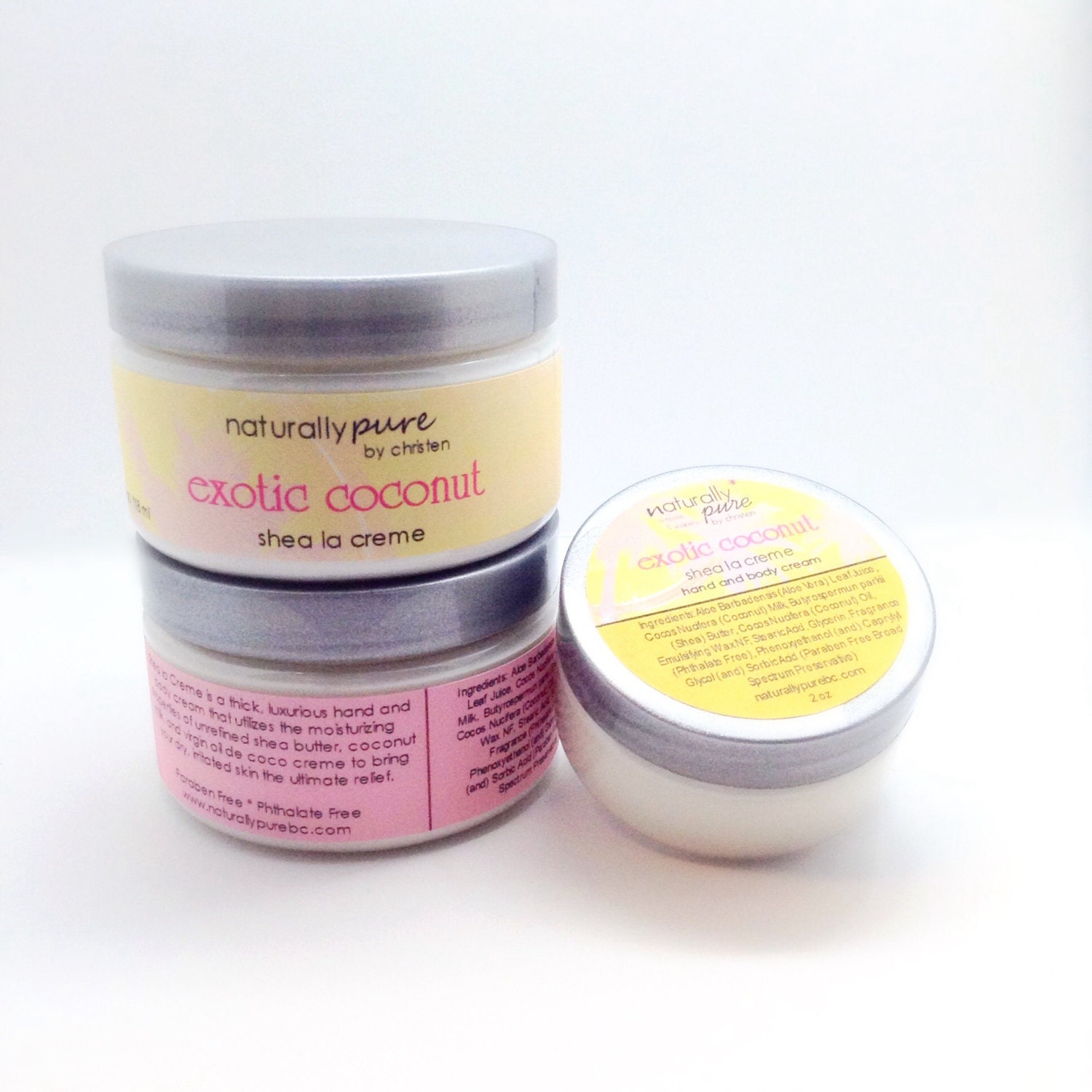 EXOTIC COCONUT Shea la Creme Luxurious Body Cream Coconut