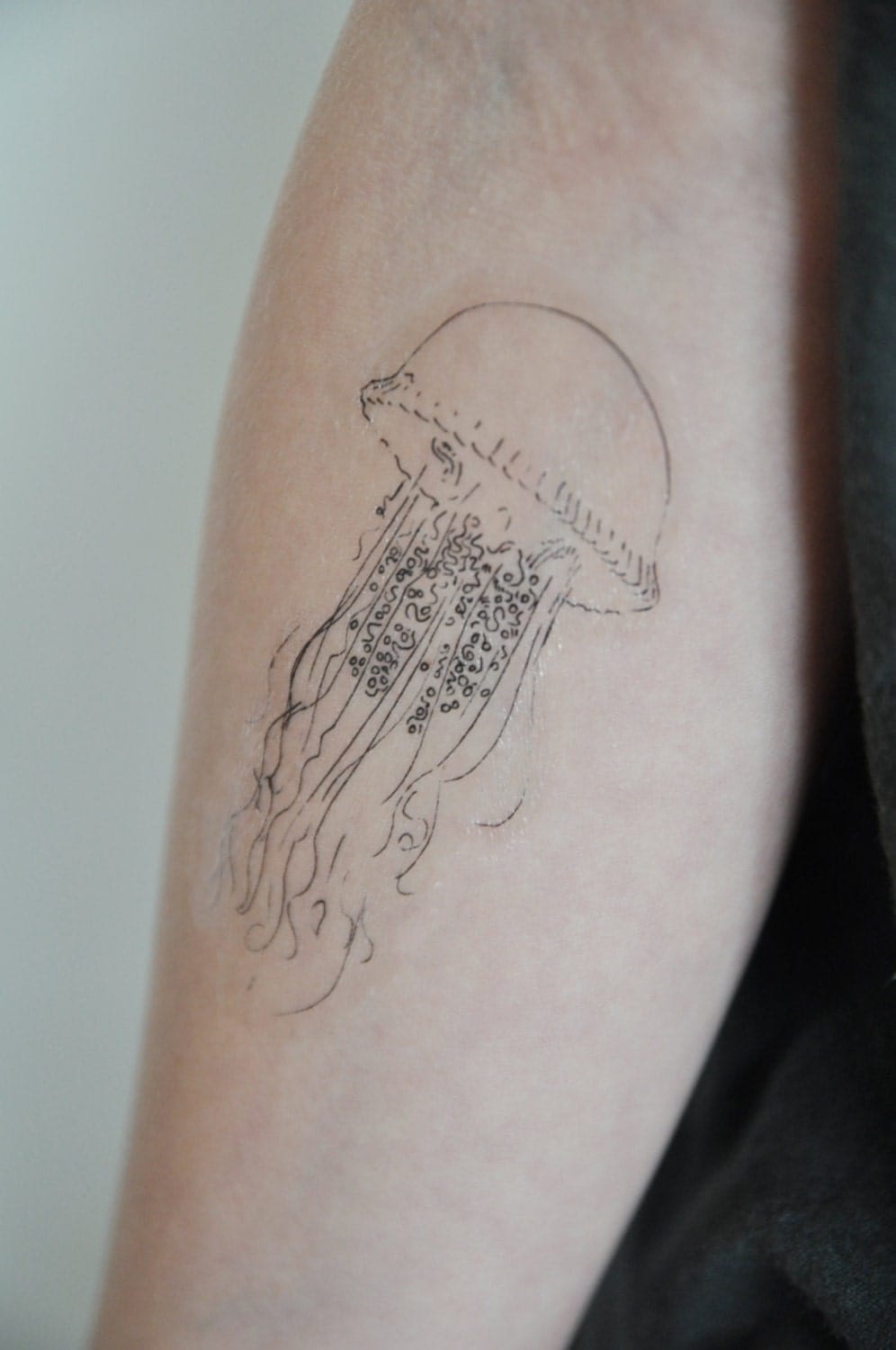 Jellyfish Temporary Tattoo Jellyfish by JoellesEmporium on Etsy