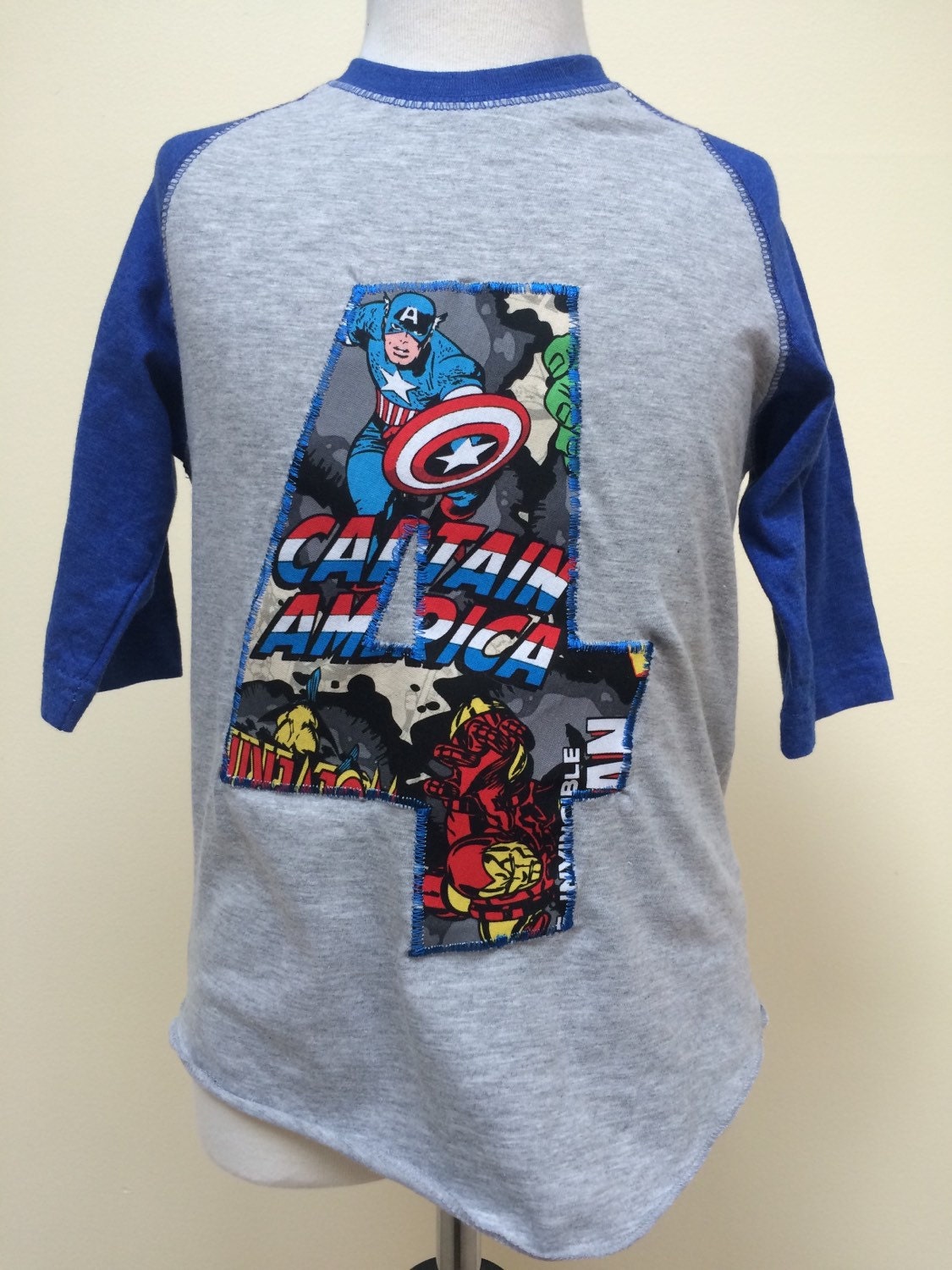 Custom Avengers baseball T shirt by ShugieShop on Etsy