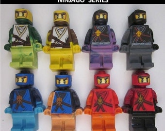 Party Favors Ninja Ninjago Party Favors - Crayons Mini figures - 24/set Can be Personalized