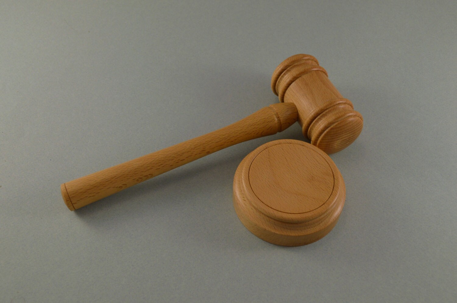 Wooden Gavel and Sound Block