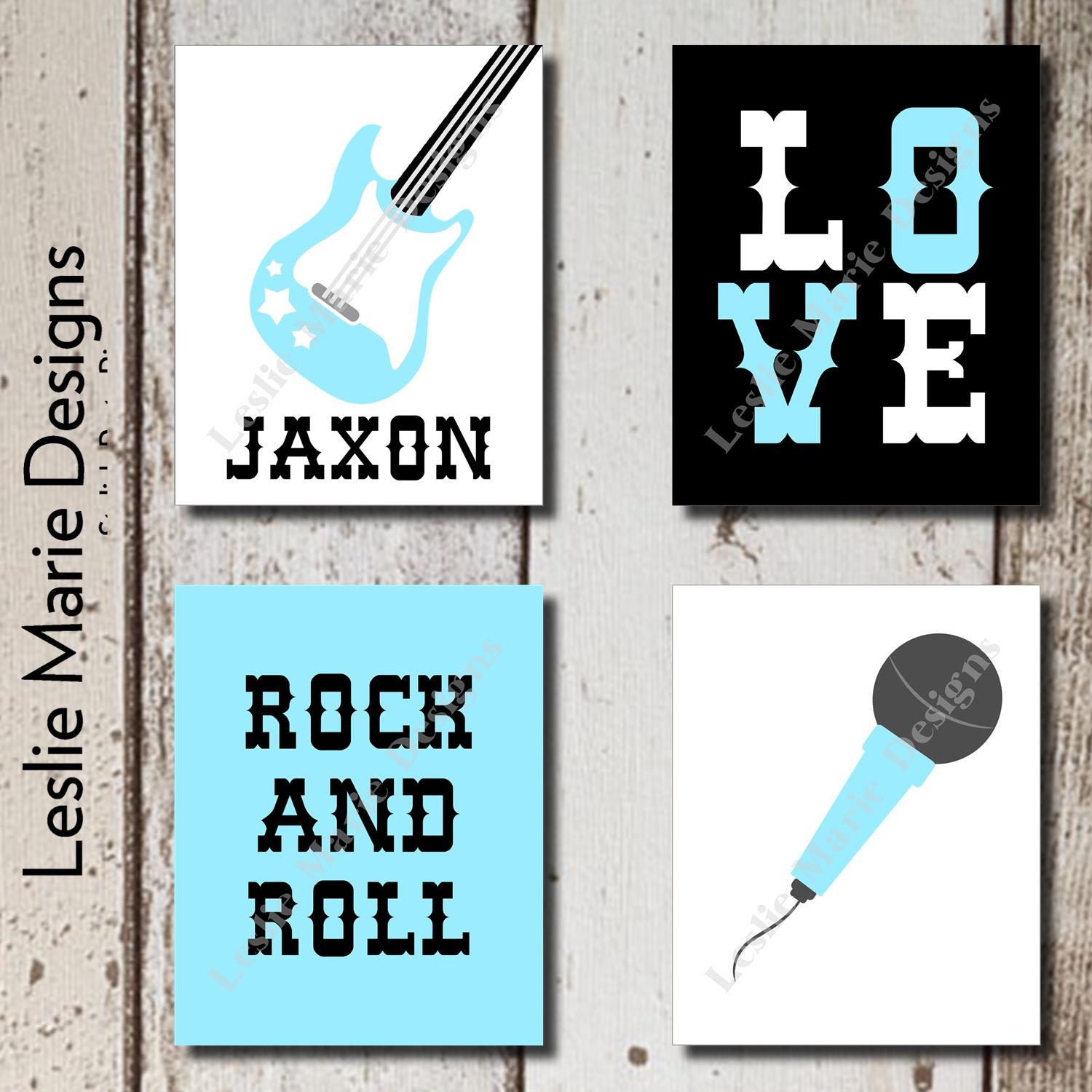 Rock n Roll Baby Rock n Roll Decor Rocker Baby Nursery