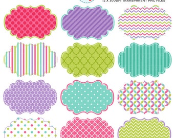 Stitched Ribbons Clipart Set clip art set by mycutelobsterdesigns