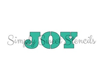 Joy word | Etsy