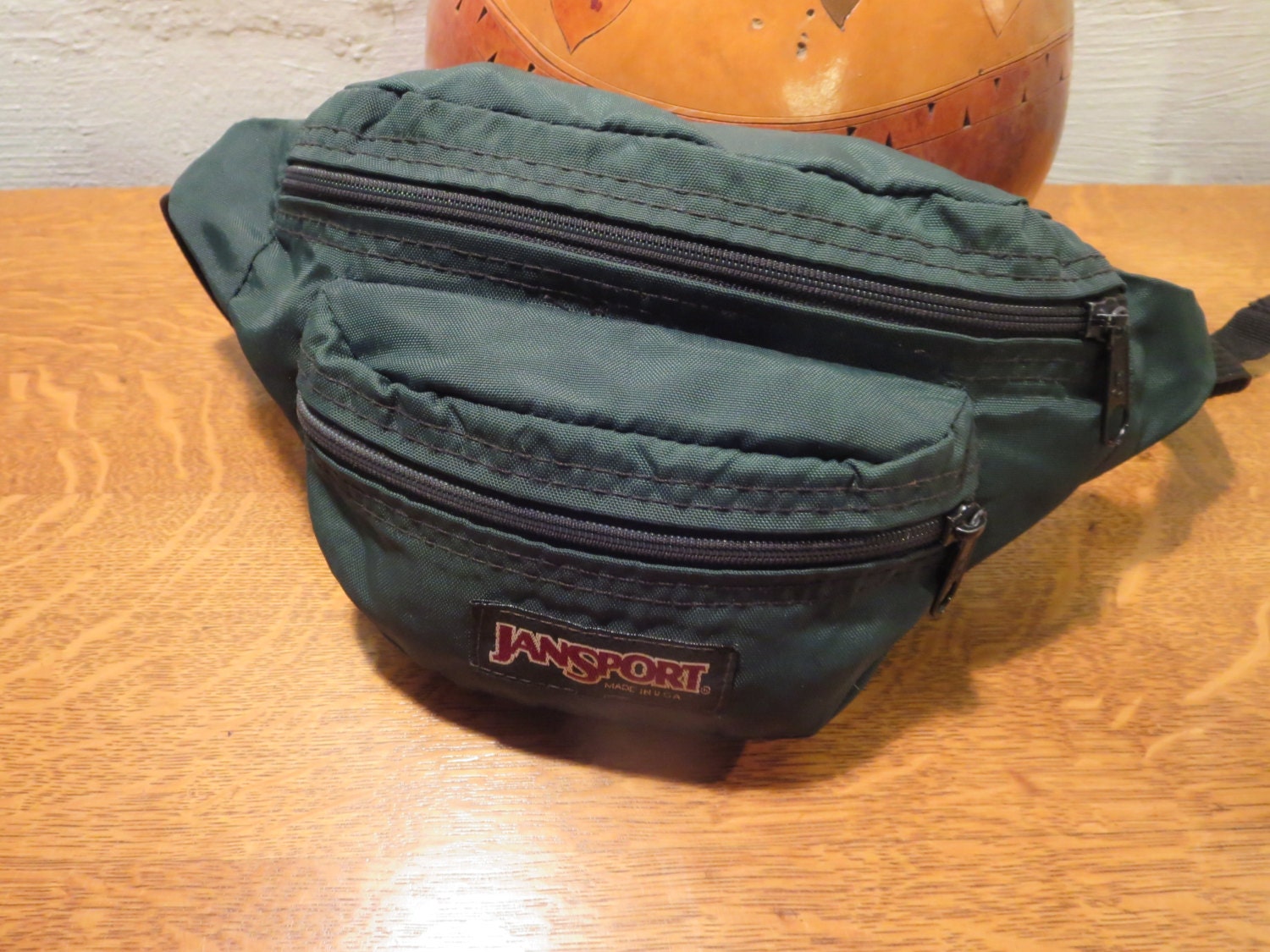 Vintage Jansport Fanny Pack GREEN JANSPORT Bum Bag Waist